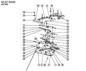 3000 HIGH END seat assembly 9992850