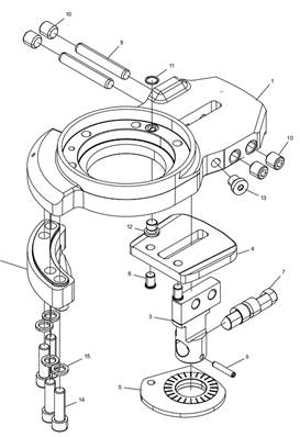 Saw bar bracket 218 LM017901