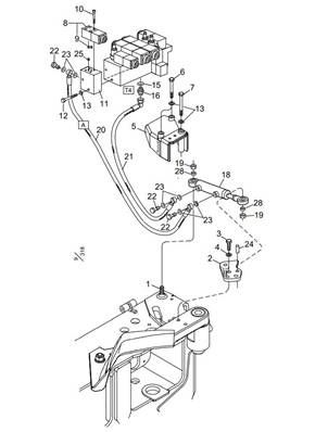 Hydraulic upper knife LM033538