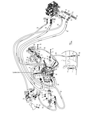 Saw hydraulics 318 F11-19 LM034656S2