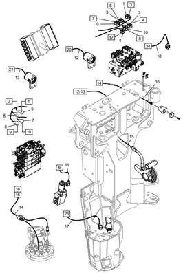 Electrical harness for Dasa Forester LM035127-2-KABE