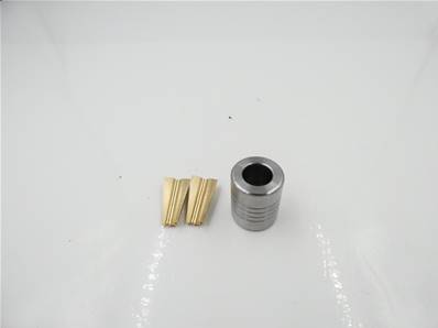 Corner and base locking socket for Ø14