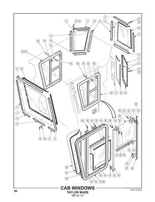 Cab Windows, Taylor Made 10726191S2