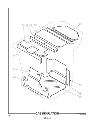 Cab Insulation 10751311
