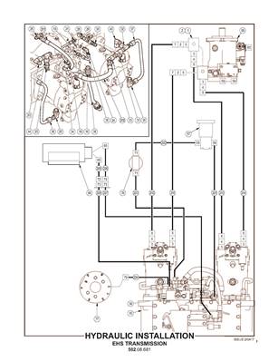 Hydraulic Installation EHS Transmission 50208681S2