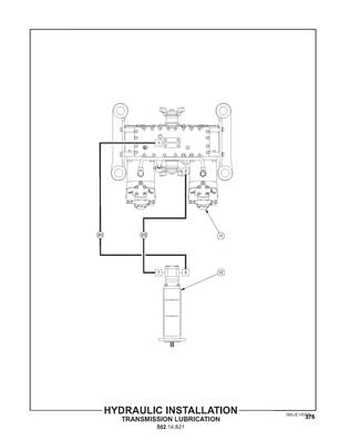 Hydraulic Installation, Transmission Lubrication 50214822