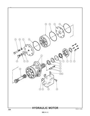 Hydraulic Motor, Rotator 5050641