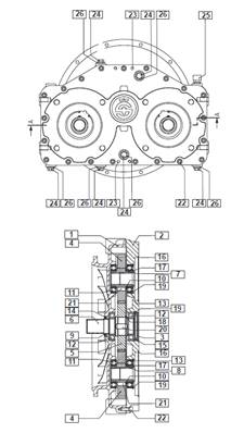 Pump drive 9990039
