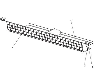 Storage net, assembly 9991068