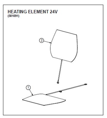 Seat 7000 BASIC, assembly 9991080