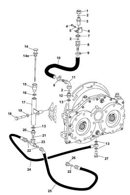 Distribution box, hydraulic lines 9991466