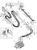Rotator, hydraulic lines 9991497
