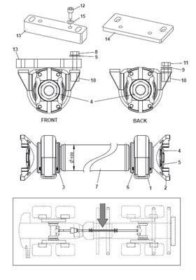 Universal joint, assembly 9991523