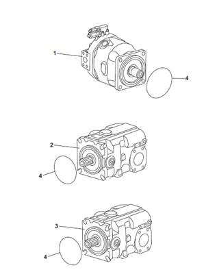 Crane pump, mounting 9992537