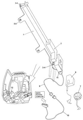 Electronic compass, mounting 9992999