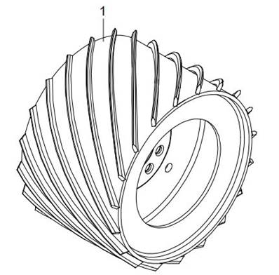 Feed rollers, eucalyptus LM037047
