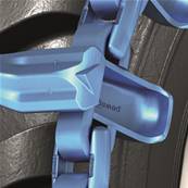 Pair of tracks bluetrack perfekt 26mm 1x1 for 600/50 Pewag 762511X1
