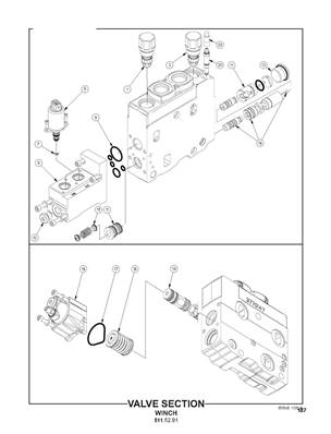 Valve Section, Winch 5115291