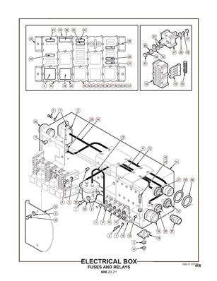 Electrical Box, Fuses and Relays 6062321