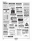 Labels, English 7103521