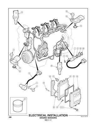 Electrical Installation, Engine Sensors 9300101
