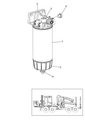 Fuel filter, assembly 9903293