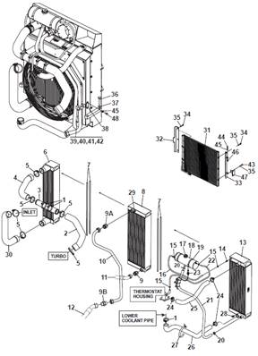 Cooler mounting 9990026S2