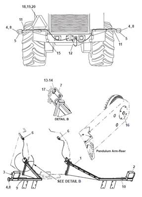 Road lighting kit, mounting 9991028