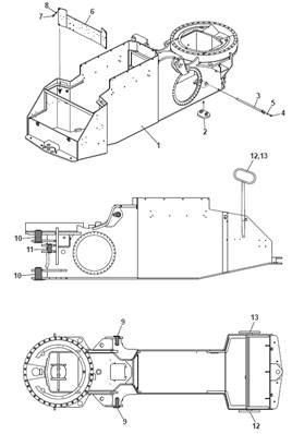 Front frame, assembly 9991660
