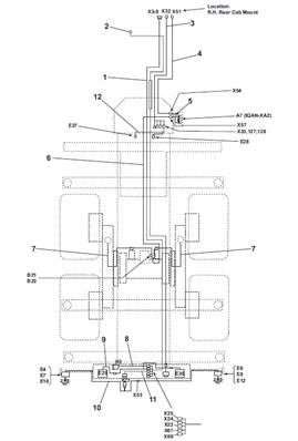 Rear frame harness, assembly 9991981