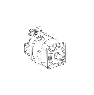 Crane hydraulic pump, mounting 9992368