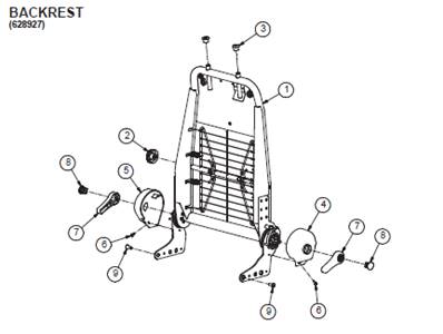 Seat 7000 BASIC, assembly 9992832