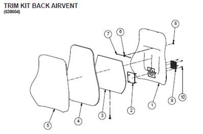 Seat 7000 MEDIUM, assembly 9992845