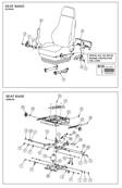 Seat 7000 BASIC, assembly 99929142S2