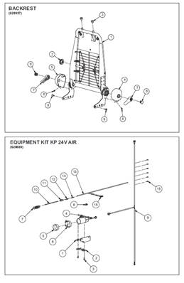 Seat 7000 BASIC, assembly 99929143