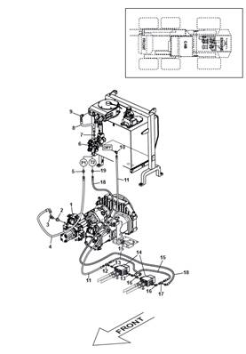 Advancement, hydraulic lines 9992914