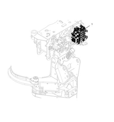 Right manifold, low pressure control LM043612