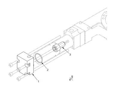 Cylinder connection rear SuperCut 100 LM554275