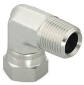 NPTF male adapter 1/8 - NPSM female 1/8 - 90° Parker 2107-2-2
