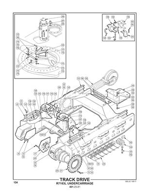 Track Drive, R7163L Undercarriage 4012381S5
