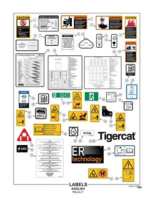 Labels, English 7104421S3
