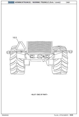 Road lighting kit, mounting 7004586