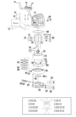 Rotator, assembly 7036177