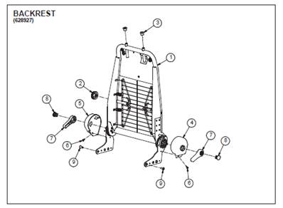 Seat 7000 MEDIUM, assembly 9991077