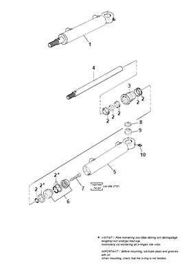 Step Hydraulic Cylinder Assembly 9991196
