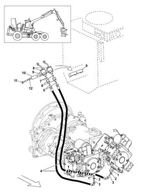 Transmission, high pressure sensors 9992221