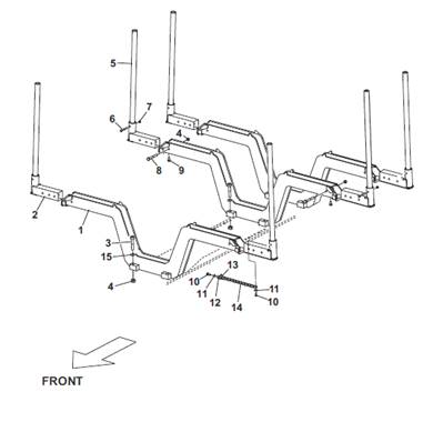 Cradles, mounting 9992341