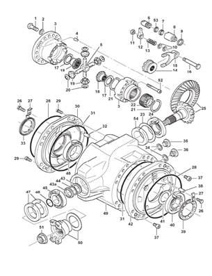 Bogie, differential 9992353S2