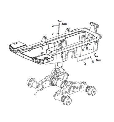 Bogie, assembly 9992406