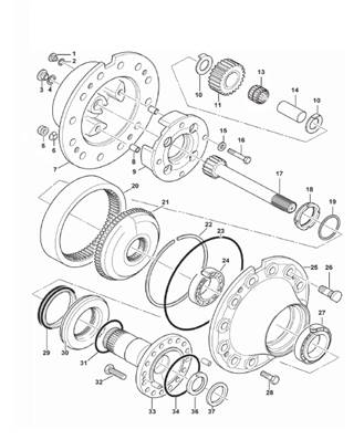 Bogie, reducer 9992515S2